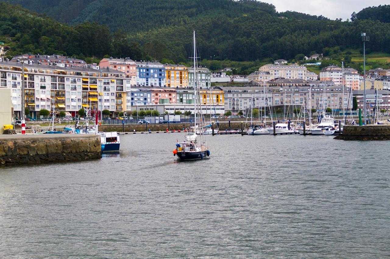 Apt. P/4 En La Playa De Viveiro Eksteriør billede