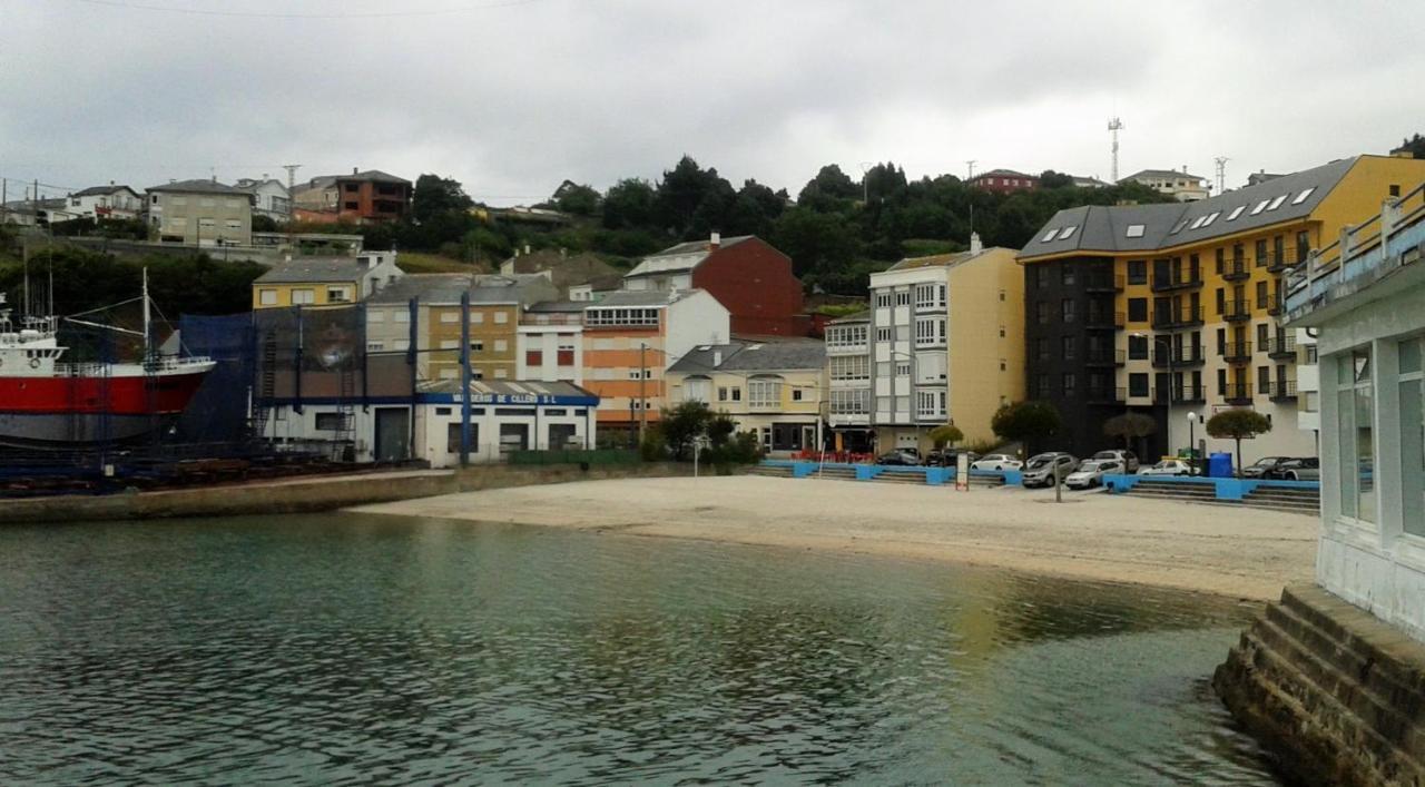 Apt. P/4 En La Playa De Viveiro Eksteriør billede